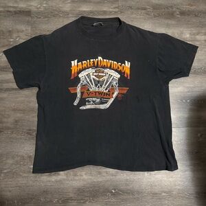 Vtg Men’s 1987 Harley Davidson V-Twin T-Shirt XL Single Stitch
